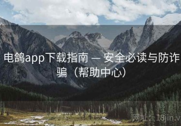 电鸽app下载指南 — 安全必读与防诈骗（帮助中心）