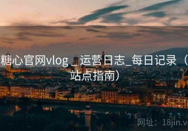 糖心官网vlog _ 运营日志_每日记录（站点指南）
