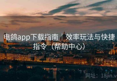 电鸽app下载指南｜效率玩法与快捷指令（帮助中心）