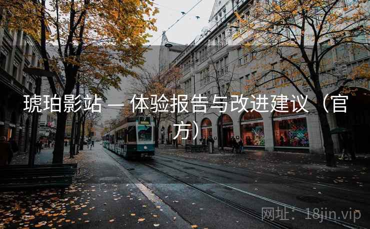 琥珀影站 — 体验报告与改进建议（官方）
